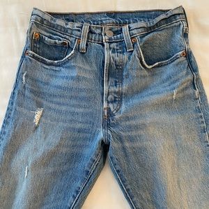 LEVI 501 high-waisted Blue jeans